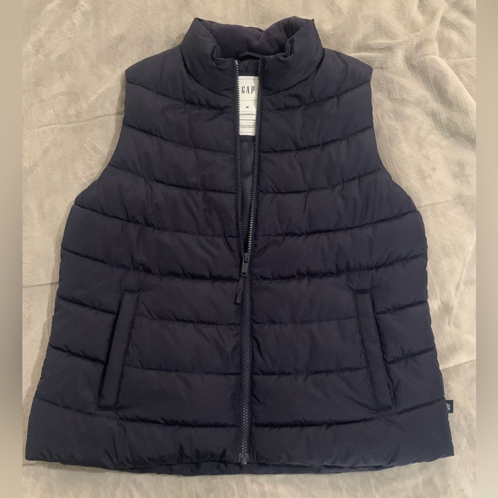 Navy Blue Gap waterproof vest